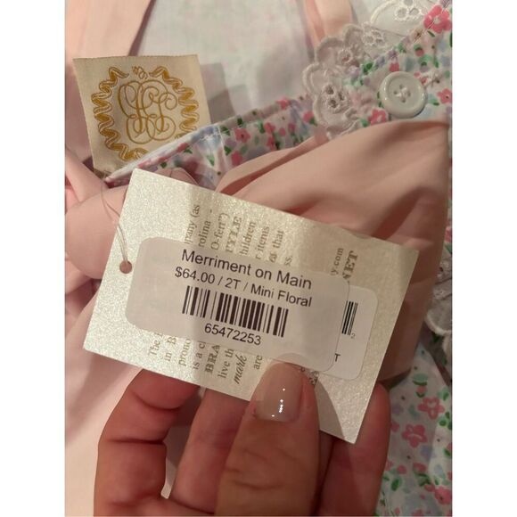 NWT The Beaufort Bonnet Company Sisi Sunsuit - Mountain Brook Mini Floral With P - Picture 6 of 6